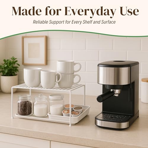 2-Pack Wire Shelves, Cabinet Shelf Risers & Freezer Organizers - view 3