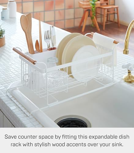 Home Over-The-Sink Dish Drainer Rack - Expandable Kitchen Drying Organizer Holder - No Assembly Req. - view 2