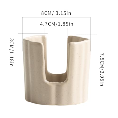 Flower Ceramic Sponge Holder for Kitchen Sink, Dish Scrubber Caddy - view 2
