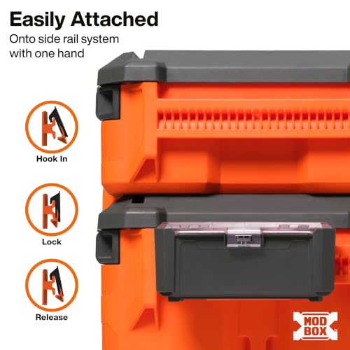Klein Tools 54815MB MODbox Parts Bin, Clear Lid - view 4