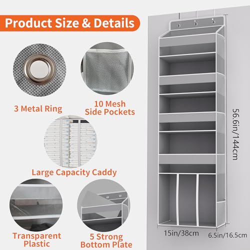 Heavy Duty Over the Door Organizer with Large Capacity Caddy - view 7