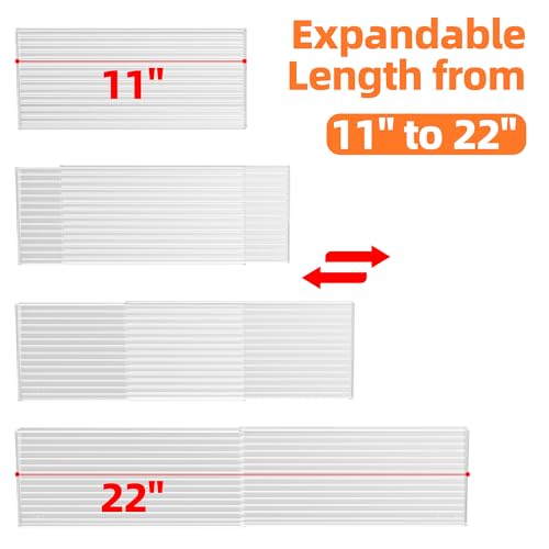 Clear Spice Drawer Organizer, 4 Tier (4 Packs) - view 3