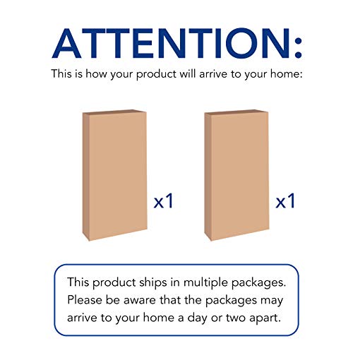 4-Pack 24-inch-by-72-inch Wall Shelf Garage Storage Rack Wall Mounted Floating Shelves 2x6 ft,White, Classic Series - view 4