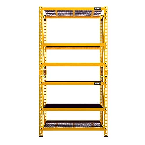 4-FOOT TALL, 3 SHELF STEEL WIRE DECK INDUSTRIAL STORAGE RACK - view 6