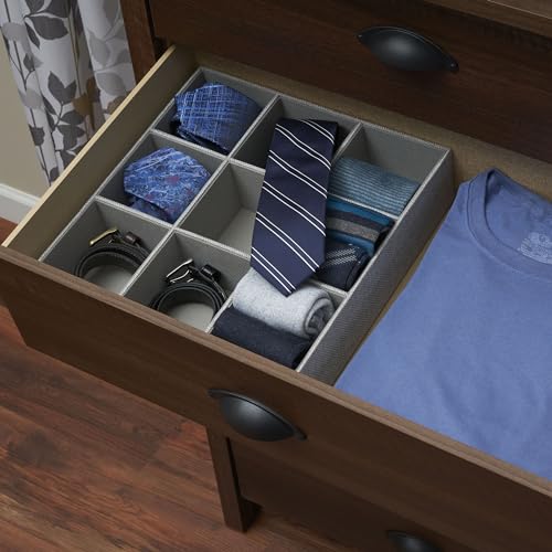 Grey 728-1 Deep 9 Section Drawer Organizer Box for Storage 12 in x 3.13 - view 2