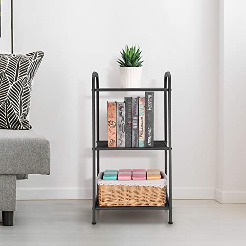 3 Tier Extendable Industrial Storage Rack, Charcoal Gray - view 5