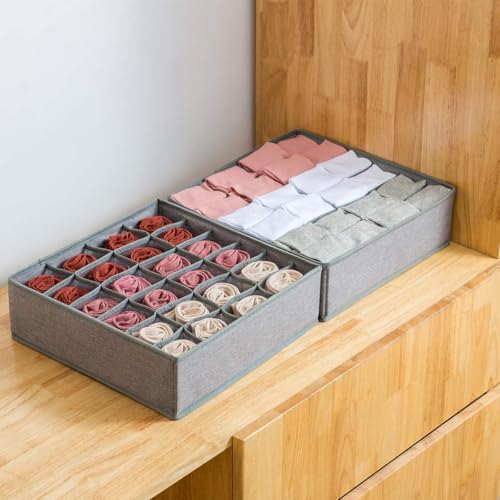2 Pack Socks Underwear Drawer Organizer Divider - view 4