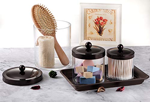 Metal Vanity Tray, Bathroom Counter Storage Tray, Bronze 4 Pack - view 5