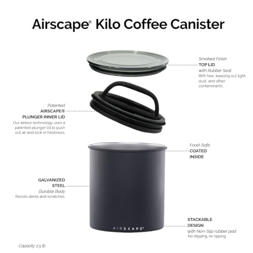 By Planetary Design | 2.2 lbs Coffee Storage | Matte White - view 2