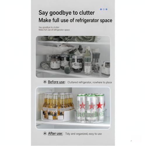 Clear Rotating Storage Organizer Tray for Kitchen Countertop - view 7