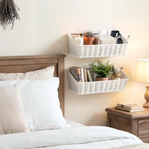 Wicker Hanging Basket, RV Storage and Organization, 2 Pack - view 6