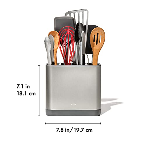 Good Grips Adjustable Stainless Steel Organizer, Large Utensil Holder - view 2