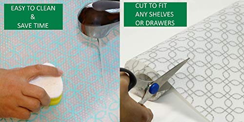 Premium Fridge Liner, BPA Free, Food Safe - Wider Roll Cut to Fit, Non Adhesive, Washable, Easy to Clean & Durable EVA Shelf Mats - FridgeFresh-Liner - view 4