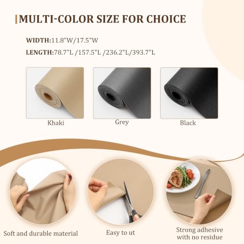 Shelf Liner for Kitchen Cabinets, Non Slip Foam Toolbox Liner Drawer Liners, Cushioned Cabinet Mat Protectant for Glassware & China, Easy to Cut DIY Roll for Pantry, Garage, Tool Box Drawers - view 4