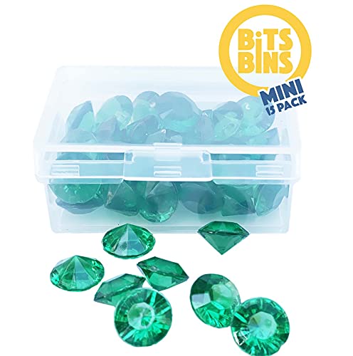 BitsBins Storage Solutions for Game Components, Organizes Meeples, Dice and Tokens | Includes 15 BitsBins Mini's | Measure 2.125" X 1.625" X 0.825" - view 2