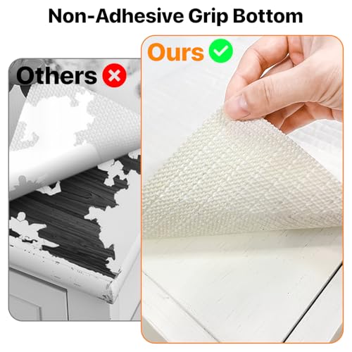 Shelf & Cabinet Liner for Kitchen Cabinets Non-Adhesive White 12in x 10FT - view 4