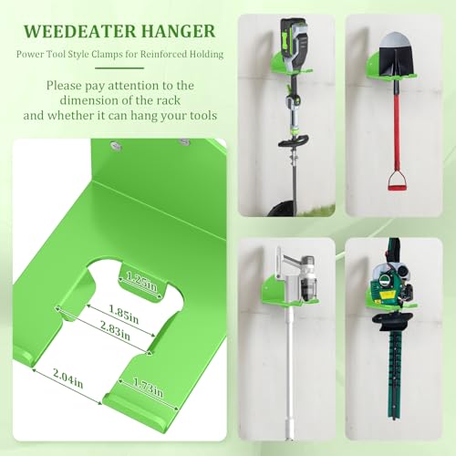 Power Tool Organizer Wall Mount, Lawn Tool Storage Rack for Weed Eater, Trimmer Rack for E.GO Power+ String Trimmer, Battery Powered 1 Pack - view 4