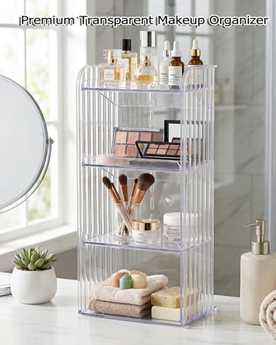 Drink Packet Organizer, 9-Compartment Water Flavor Packet Holder with Removable Dividers, Adjustable Tea Bag and Sugar Packet Storage Bin with Adhesive Stickers for Pantry, Fridge, Cabinet - view 6