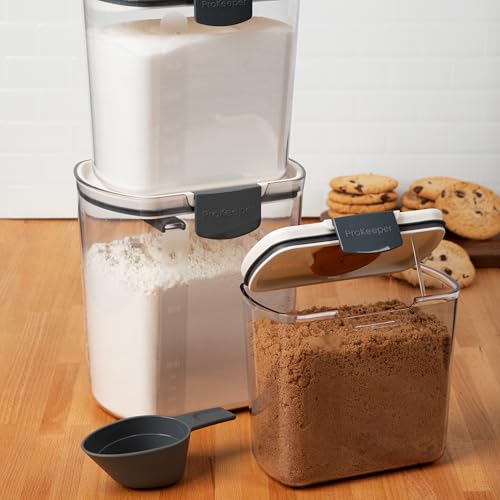 3 Piece Baker's Storage Set, Airtight Sealed Storage Containers - view 3