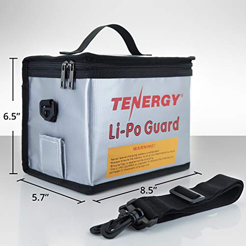 Fire Retardant Lipo Zipper Bag for Charging and Storing Lipo Battery Packs, 8.5 x 6.5 x 5.7inch - view 6