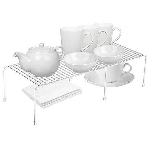 Freezer Shelf Expandable Kitchen Cabinet Organizer Shelf Riser - view 4