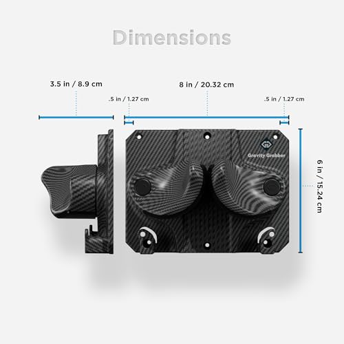 OG Ski & Snowboard Wall Mount Rack Holder, Carbon, 3-Pack - view 6