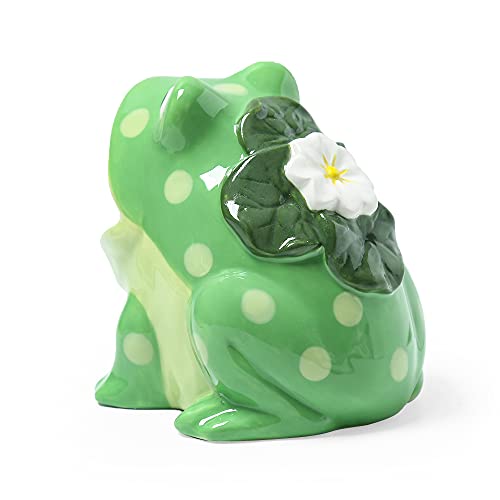 Ceramic Kitchen Scrubby Sponge Holder, Art Frog Collection, Adorable Home & Kitchen Decor - view 4