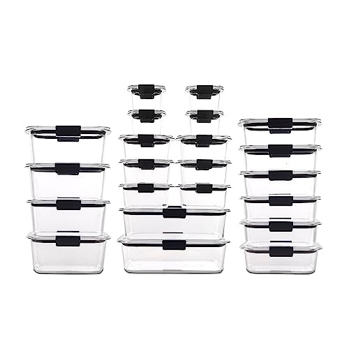 Brilliance BPA Free 44-Piece Food Storage Containers Set Airtight Leak-Proof with Lids for Meal Prep Lunch and Leftovers - view 2