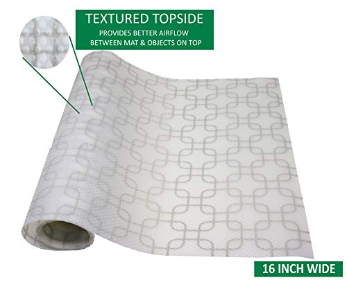 Premium Fridge Liner, BPA Free, Food Safe - Wider Roll Cut to Fit, Non Adhesive, Washable, Easy to Clean & Durable EVA Shelf Mats - FridgeFresh-Liner - view 3