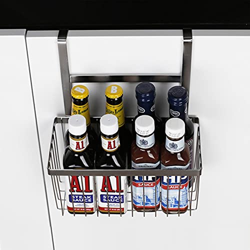 Over The Bathroom Shower Door Caddy Hanging Storage Organizer Baskets, Bathroom Over the Door Shower Caddy for Shampoo, Conditioner, Soap,2PCS - view 7