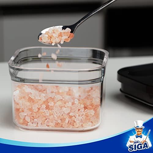 4 Pack Airtight Food Storage Container Set, BPA Free, Stackable - view 2