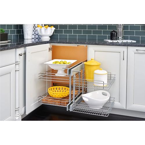 Dual Pullout Organizer for Cabinets, Min Opening Width of 18" - view 2