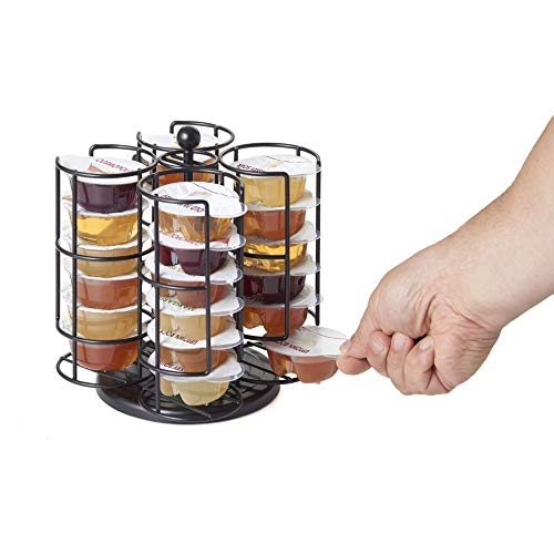 Compatible with Bartesian Cocktail Holds up to 24 Capsule Pods, Spins 360-Degrees, Medium (Pack of 1), Black, (5620) - view 3