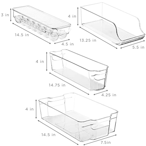 Fridge Organizers and Storage Bins for Pantry & Fridge (8 Piece Set) - view 2