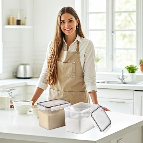 Air Tight Pantry Storage Containers, with Lids (6 Pack) - view 7