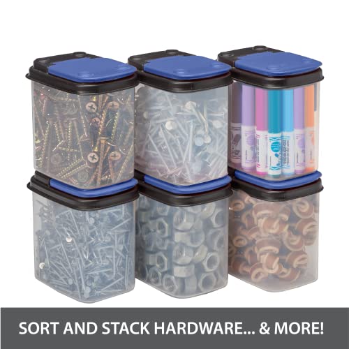 Multi-Purpose Hardware Storage Bins Bits (1 Quart - 8 Pack) - view 5