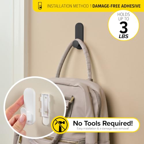 Handy Hooks - The Oli Medium 10 Pack (Black) - view 4