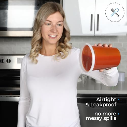 32 oz Deli Containers with Lids, 25-Set, Leakproof BPA-Free - view 6