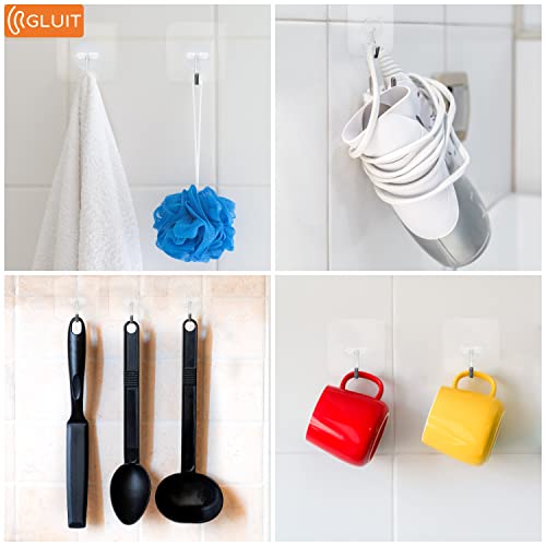 Home and Office Organization Kit - Cable Organizer Black 5 Pack and Heavy Duty Hooks Medium 12 Pack Combo - view 6
