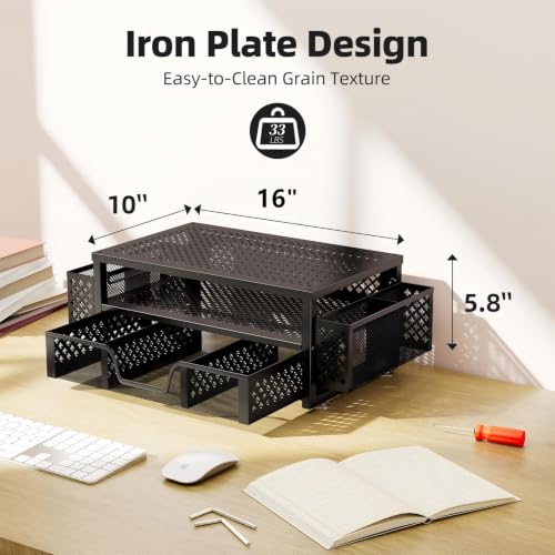 Monitor Stand with Storage, Desk Organizers and Accessories - view 2