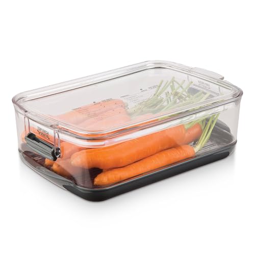 Produce Container, 3-Quart – Stay-Fresh Vent System for Small Peppers and Tomatoes, BPA-Free