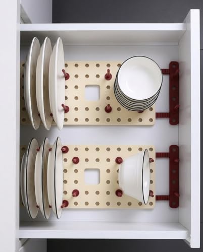 Kitchen Drawer Organizer Tray with Adjustable Pegboard - view 5