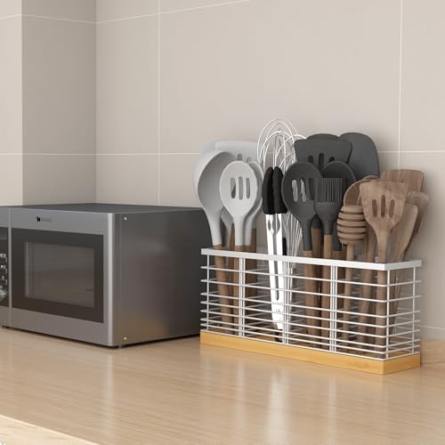 Extra Large Kitchen Utensil Holder Countertop with Removable Divider - view 6