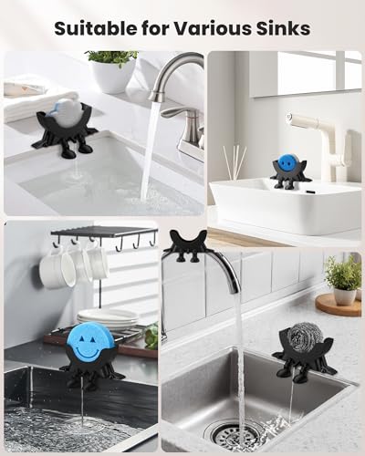 3D Printed Sponge Holder for Kitchen, Suitable for Scrub Daddy Holder，Funny Sponge Holder, Drainable Scrub Stand Sponge Caddy, Cute Drying Rack Accessories for Kitchen Sink - view 5