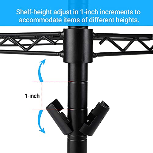 3-Tier Compact Triangle Corner Shelving Unit - view 6