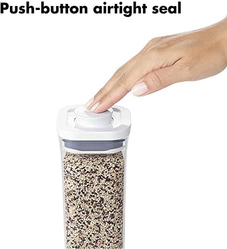 Good Grips POP Container - Airtight Food Storage - 0.4 Qt Rectangle (Set of 4) for Baking Soda and More - view 4