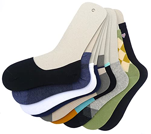 Cardboard Sock Inserts Form Blockers, Sock Shaper and Organizer for Storage or Display - 10 PCS (Medium) - view 5