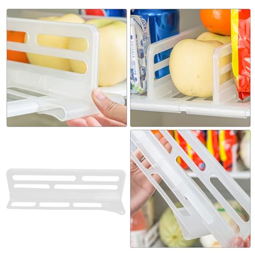 2 Pack Refrigerator Divider PP White for Fridge Drawers - view 7