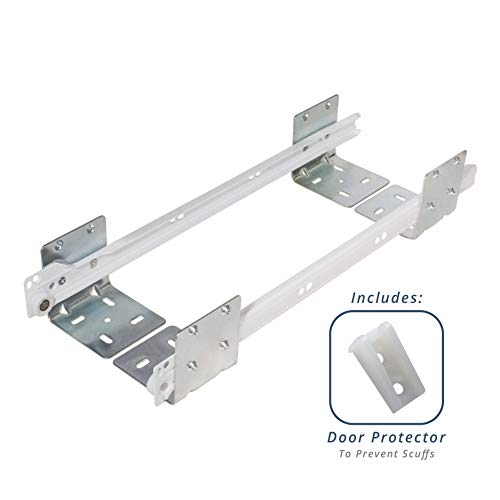 Sliding Pull-Out Shelf for Cabinets (Kitchen Cupboards, Pantry Drawers, Bathroom Storage) 2 3/8" Tall - 3/4 Slides & Base Mounting - Custom Clear Opening Width & Depth: (14", 19.75" (3/4)) - view 4
