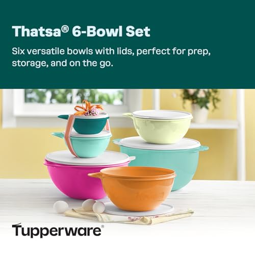 Thatsa Bowl Collection 6 Bowl Food Storage Container Set in Fauna, Dishwasher Safe and BPA Free (6 Bowls, 6 lids) - view 2